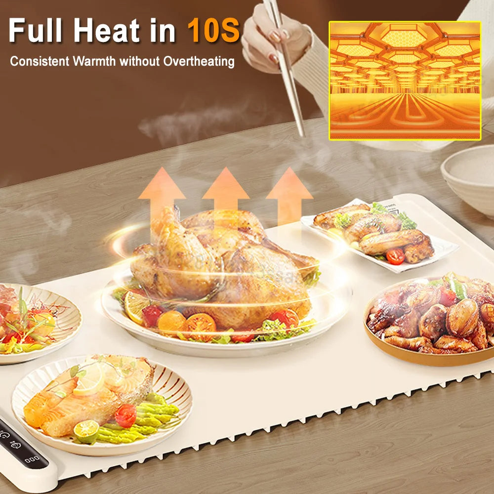 HeatFold Foldable Food Warming Tray